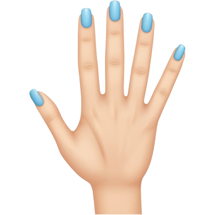 a what  hand with three fingers up emoji