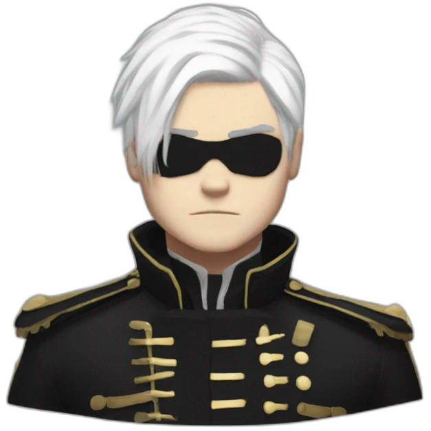 Gerard Way, short white hair, welcome to the black parade emoji