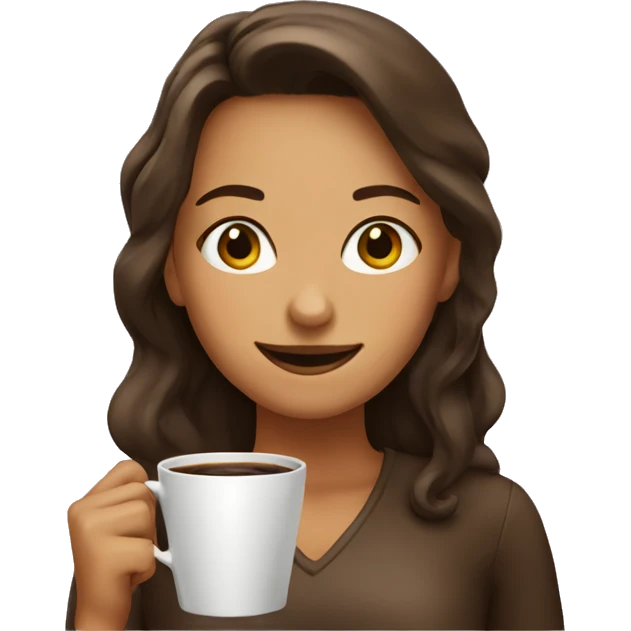 Coffee girl emoji