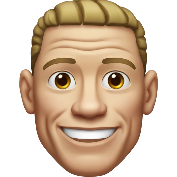 realistic John cena  emoji