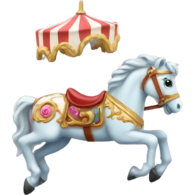 carousel horse emoji