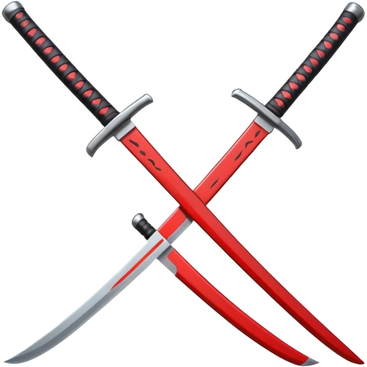 An emoji of katana emoji