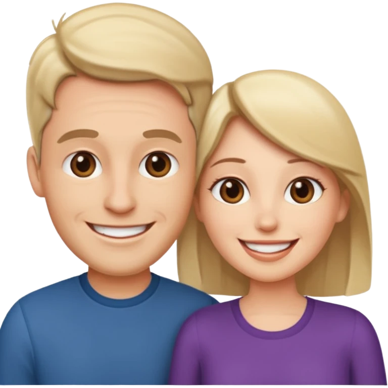 husband and wife talking emoji