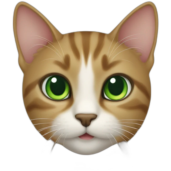 cat blak green eyes emoji