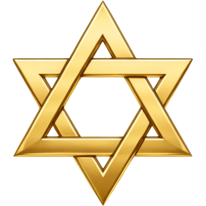 jew symbol with NO! writing  emoji