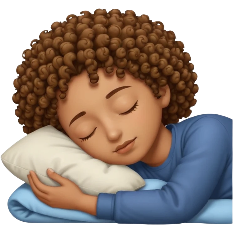 🧑🏽‍🦱💤 emoji