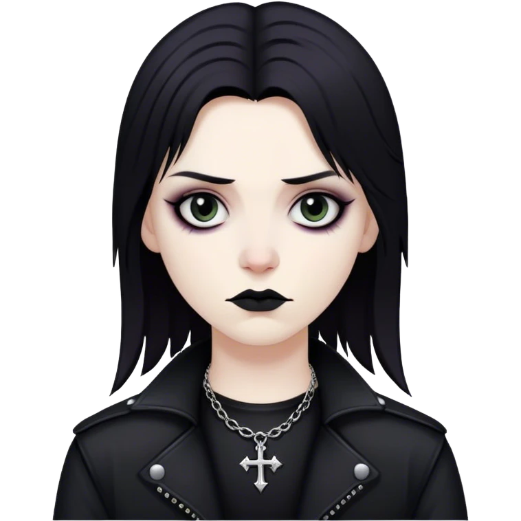 GOTH rock n roll emoji