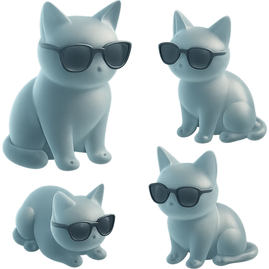 Cat wearing sunglasses emoji