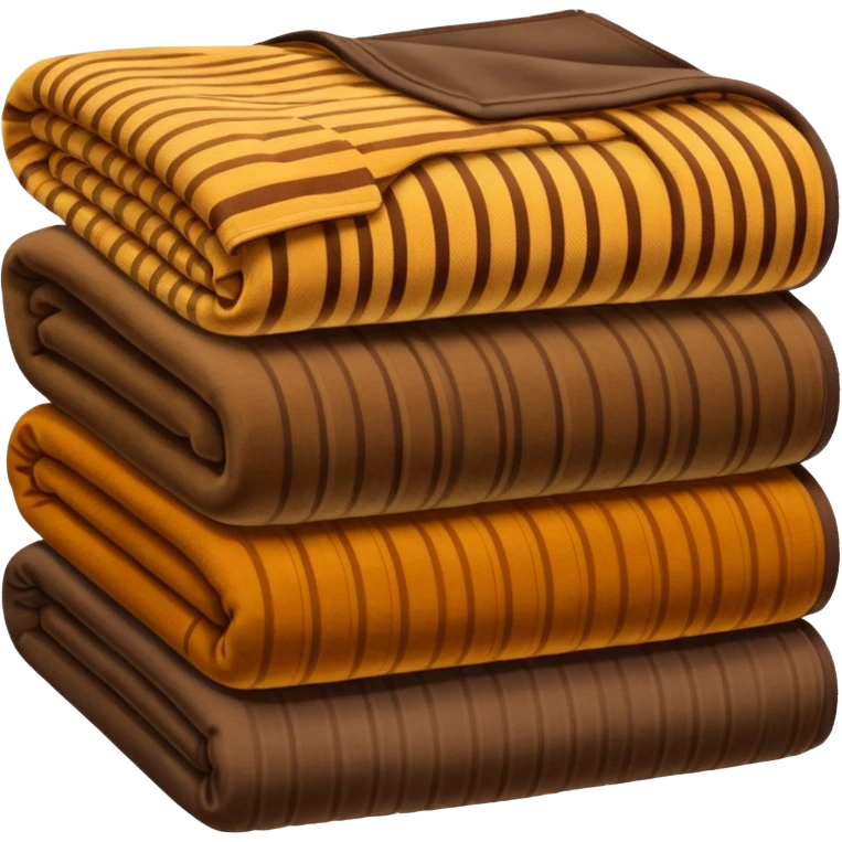 Patterned Corduroy texture ridges stack of blankets  emoji