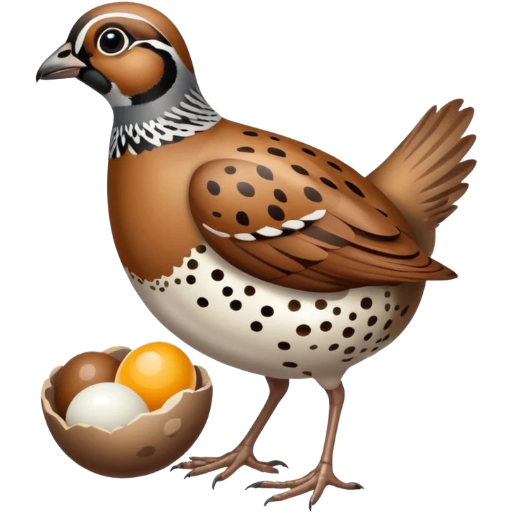 can you make a quail and quail egg emoji