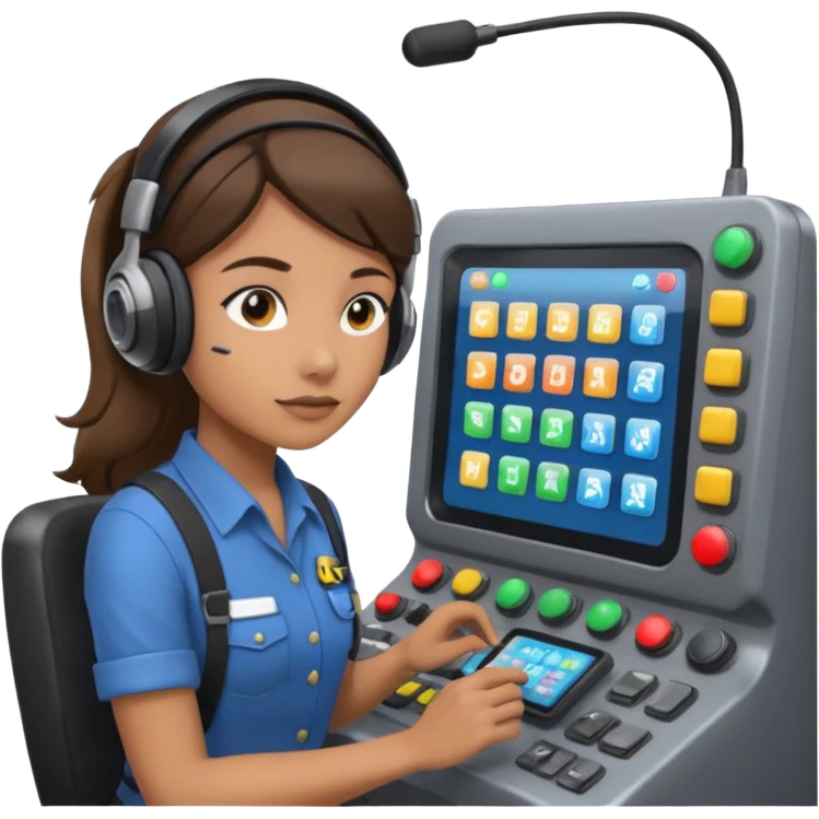 Ride Operator at Controls emoji