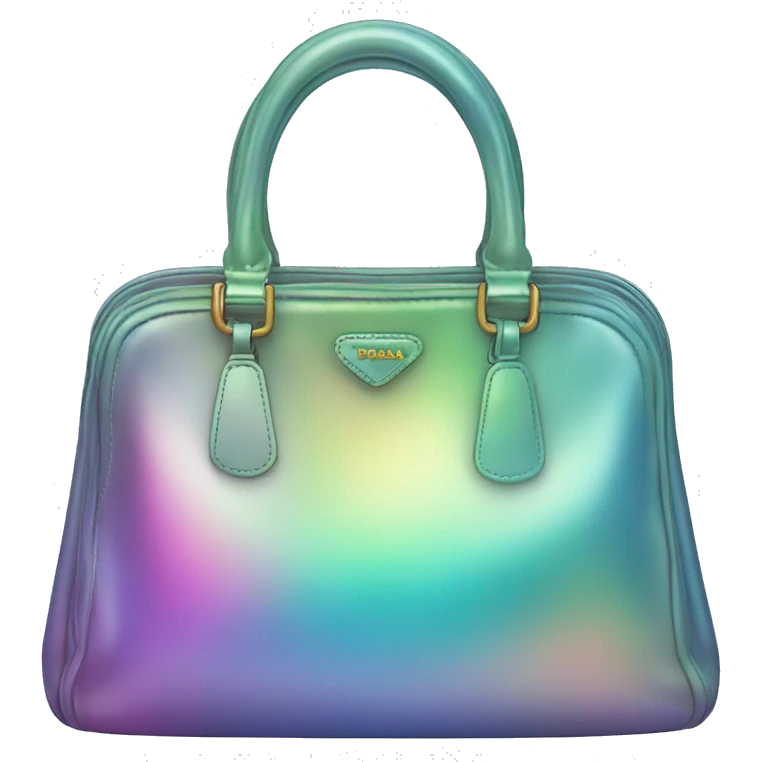 Iridescent prada bag emoji