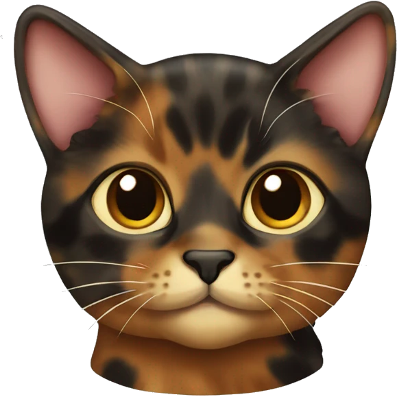 Tortoiseshell cat emoji