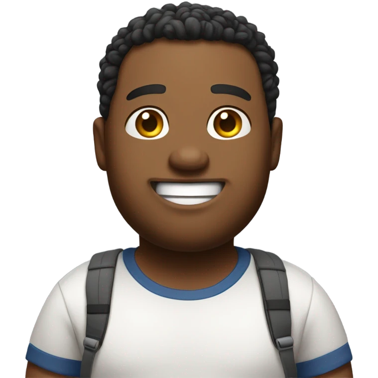 Fat guy emoji