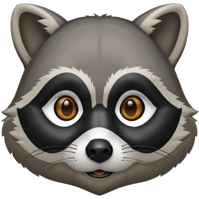 racoon head emoji