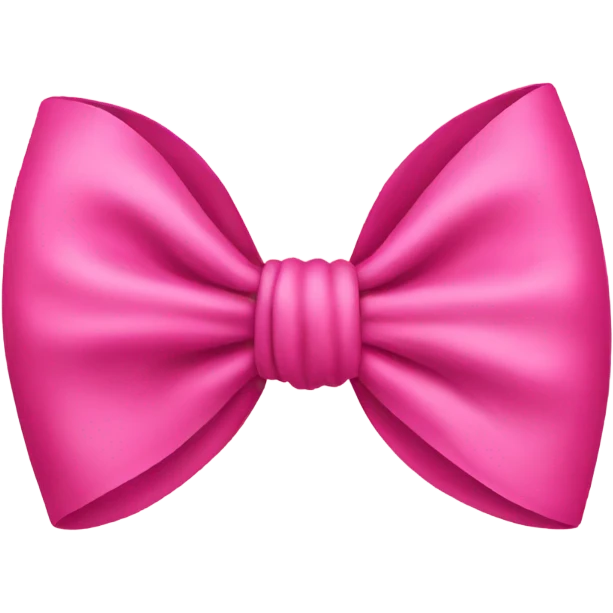 Pink bow emoji