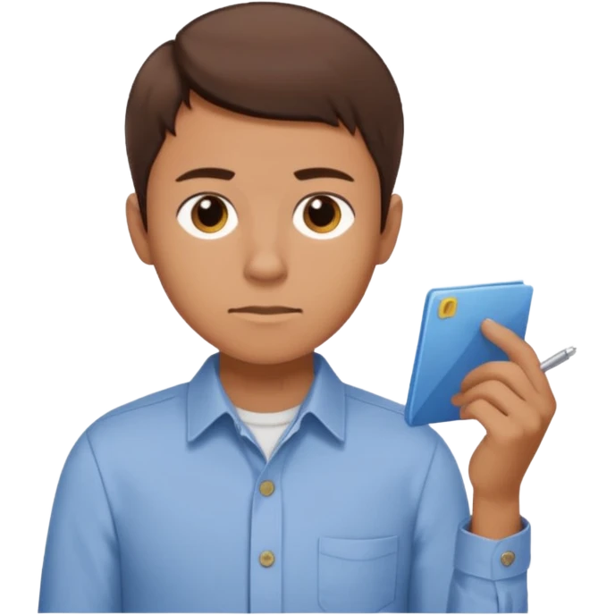 i need an image of a man named clyde who provides basic credit reports emoji