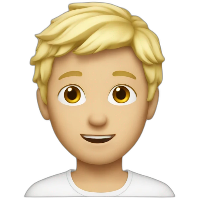 blond haired boy emoji