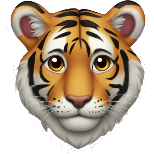 tiger heart eyes emoji