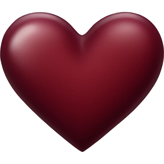 dark red heart emoji