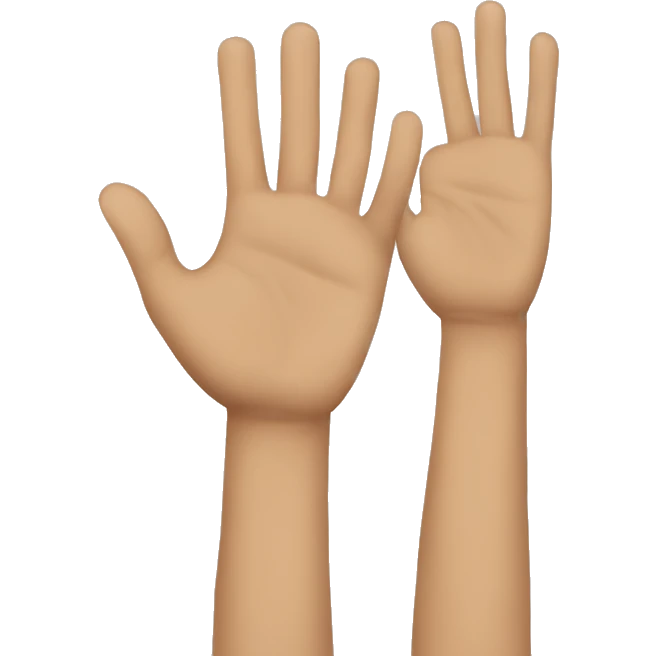 hands up emoji emoji