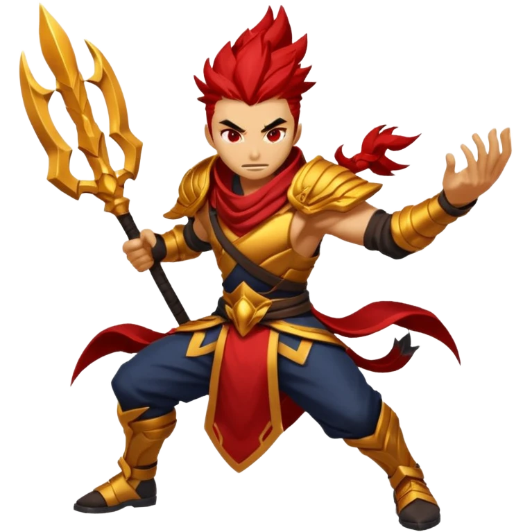 Generate me Genesis Nightbringer Yasuo emoji with aggressive colors emoji