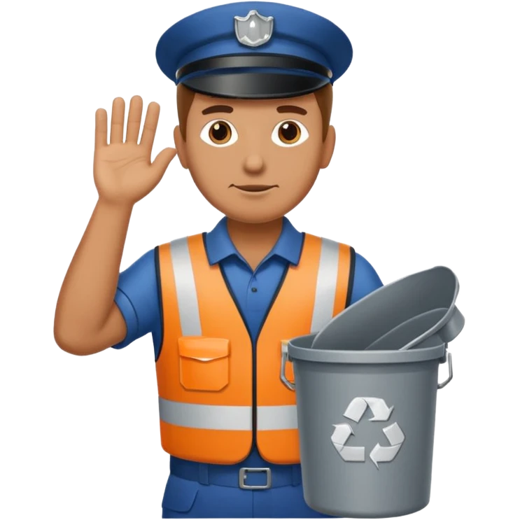 garbage man emoji