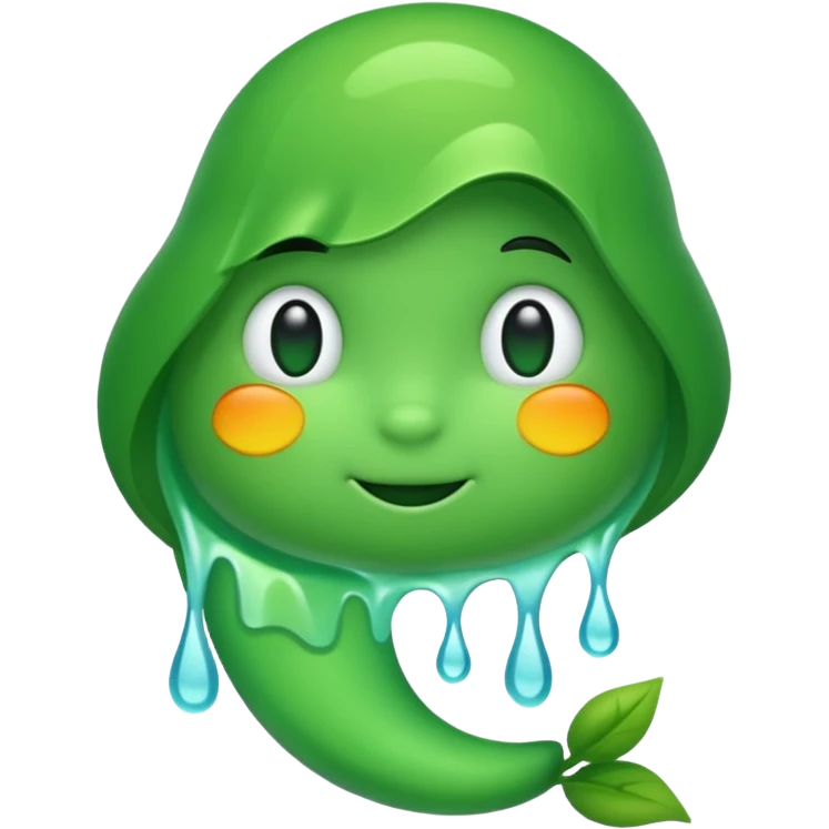 Chat vert emoji