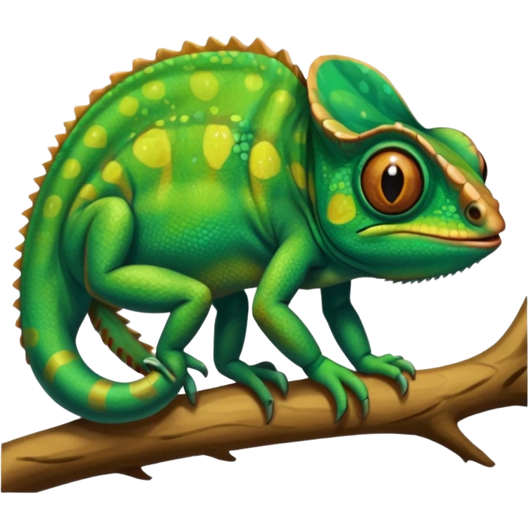 Emoji de camaleón, que sea bonito, tierno y único para compartir con mi pareja, entonces que sea único emoji