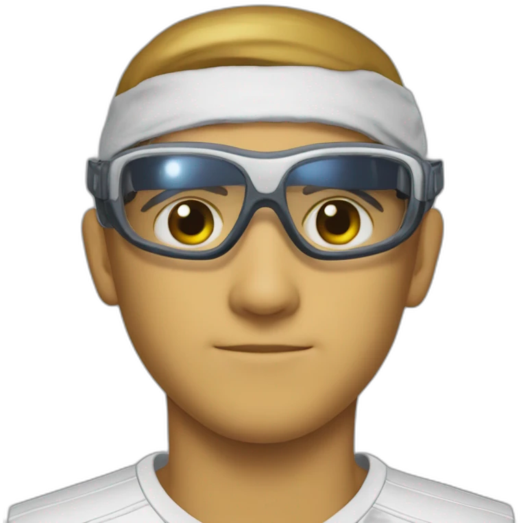 Goleiro de oculos emoji