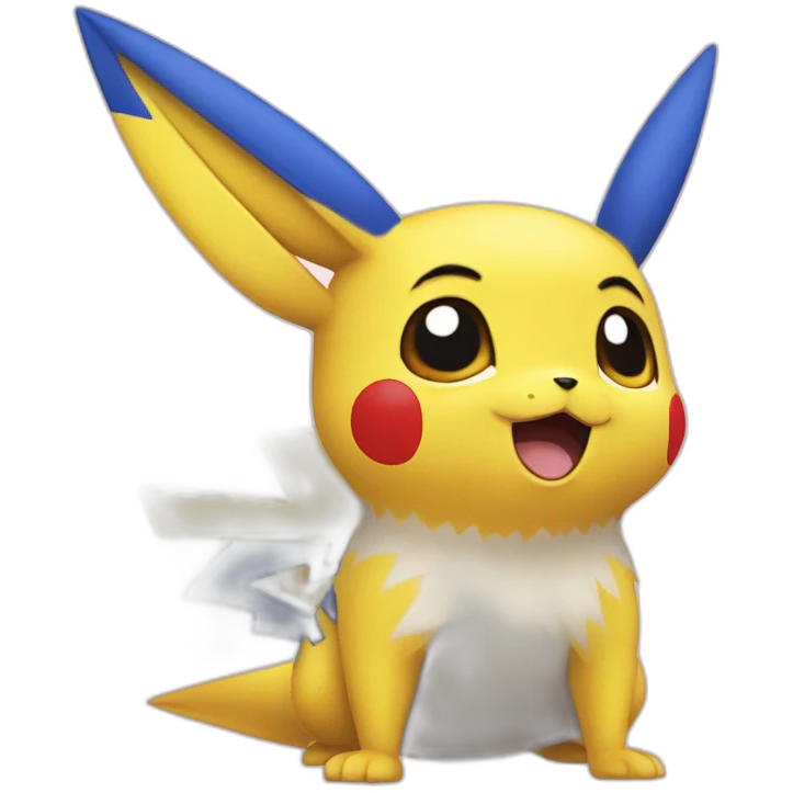 Pikachu sonic emoji