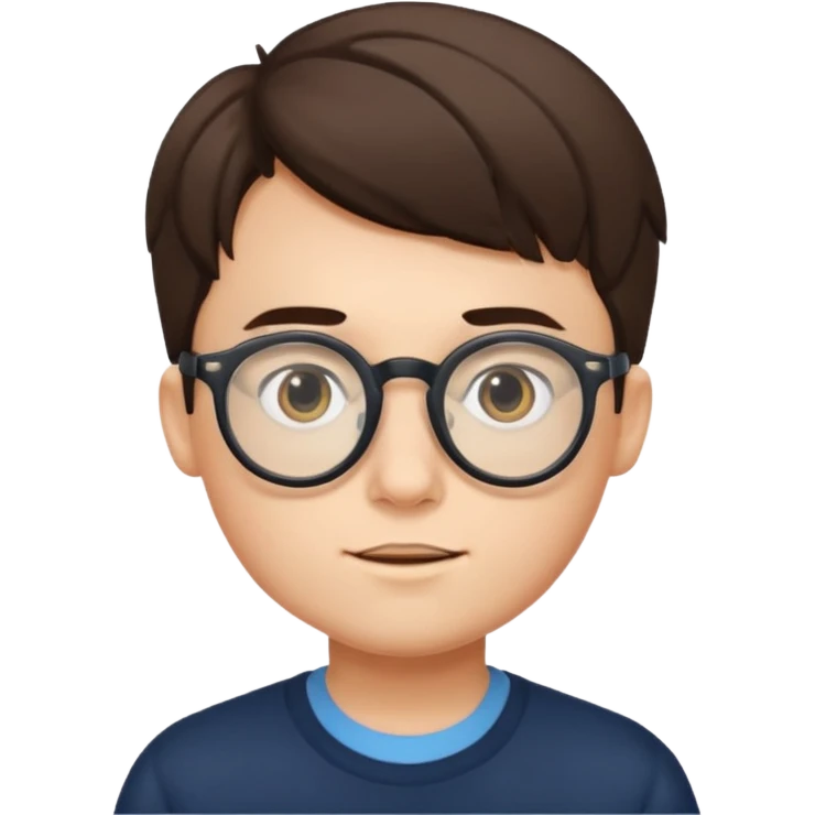 boy wearing spectacles emoji