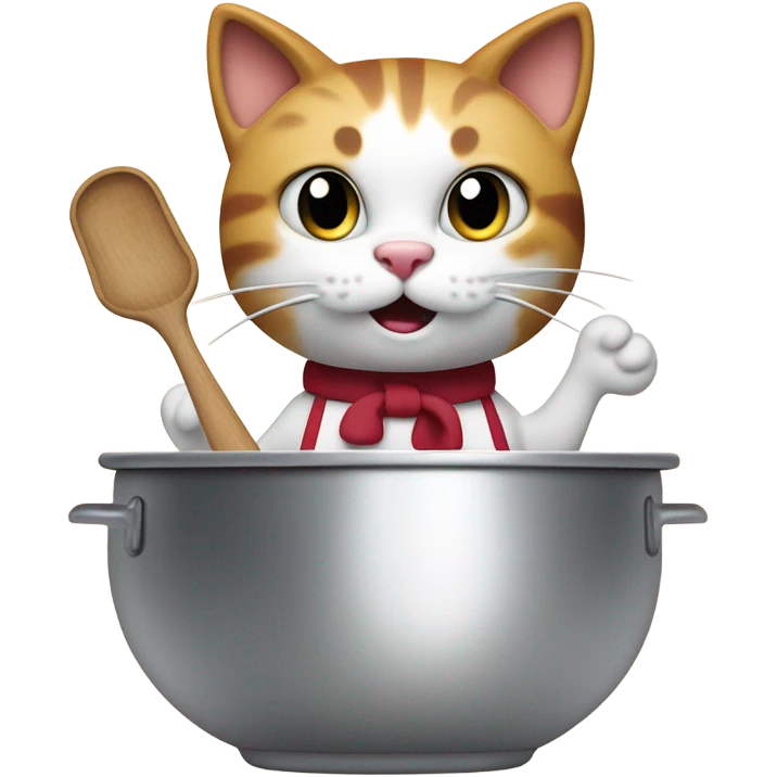 Cat baking  emoji