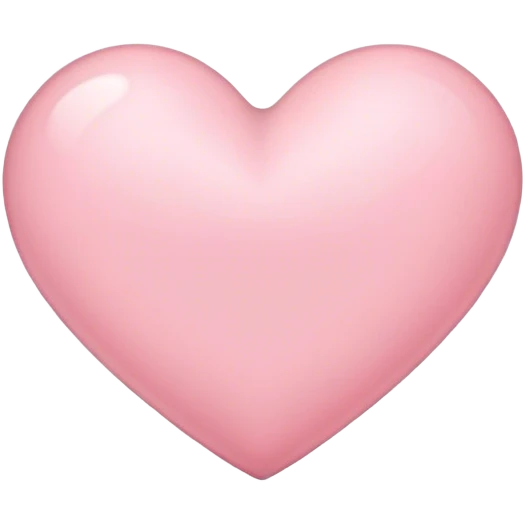 cute aesthetic light pink heart  emoji