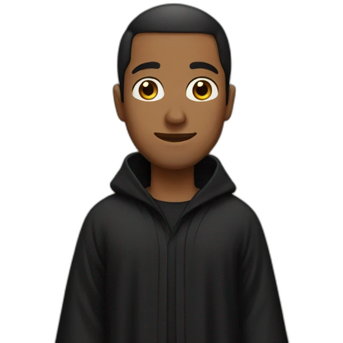 Guy with abaya emoji