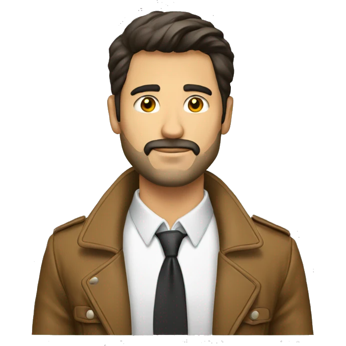 hombre rubio chaqueta emoji