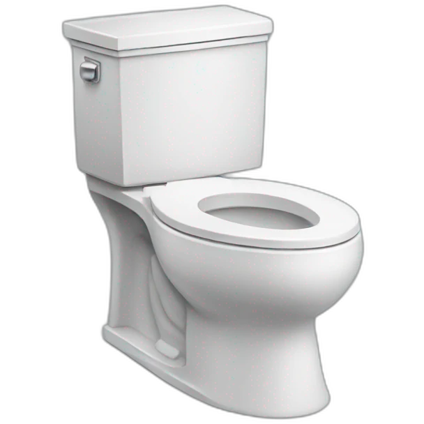 Cartoon toilet emoji