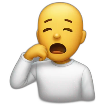 Side perspective, Loud Coughing kid, sound lines emoji