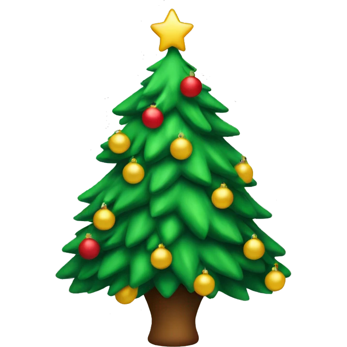 Christmas tree emoji