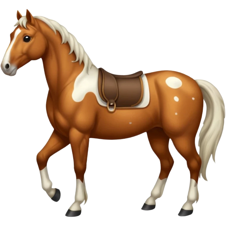 flekatý kůň  emoji