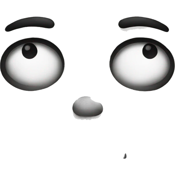 A sad face emoji
