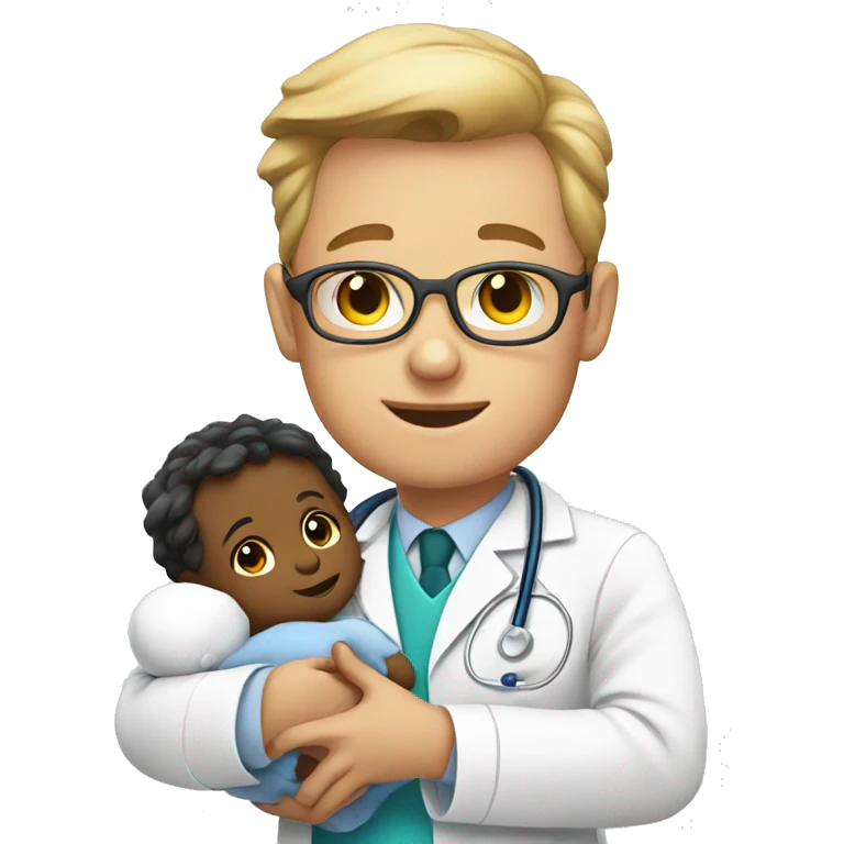 doctor deliver babie emoji