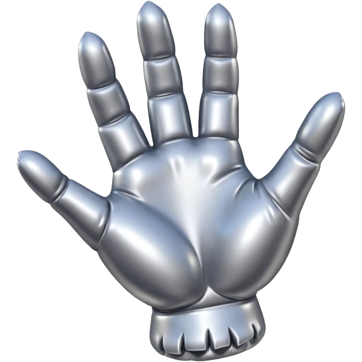 Jeff Koons style werewolf inflatable hand   emoji