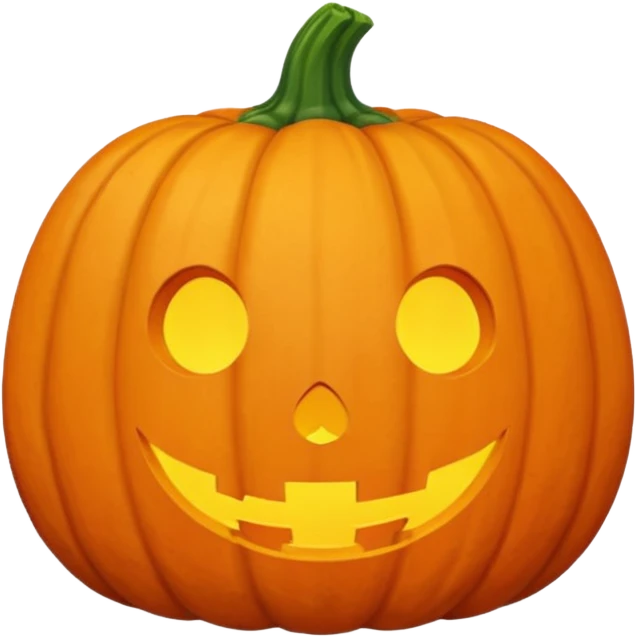 No face pumpkin emoji