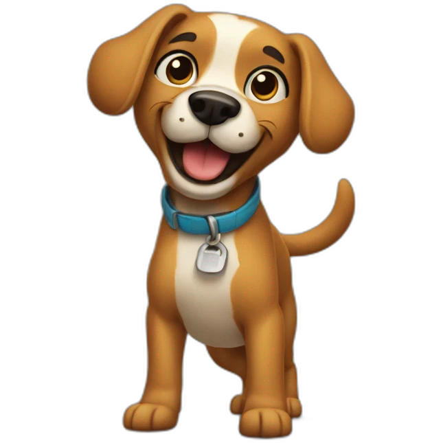 cool dog dancing animated emoji