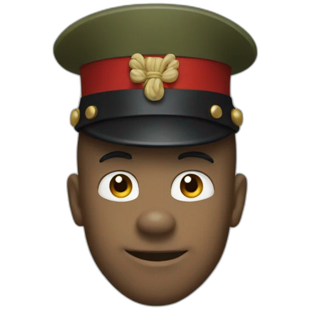 Mickey mouse soldier emoji