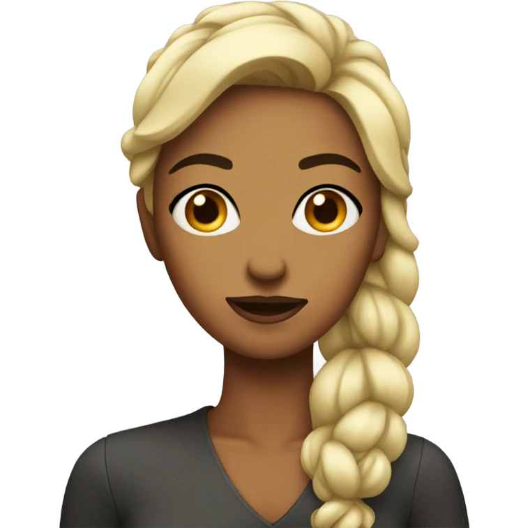 Side eye sassy woman emoji