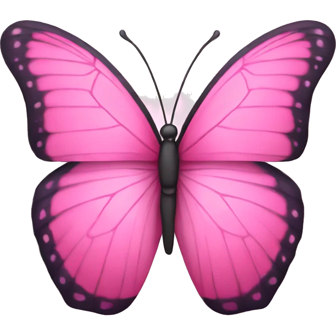 Pink butterfly  emoji