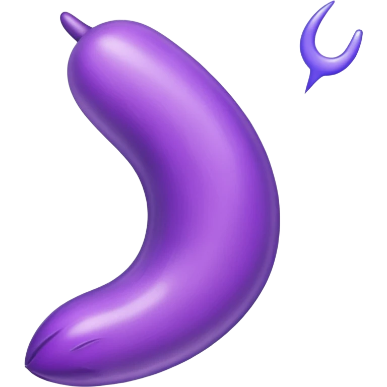 purple penis emoji