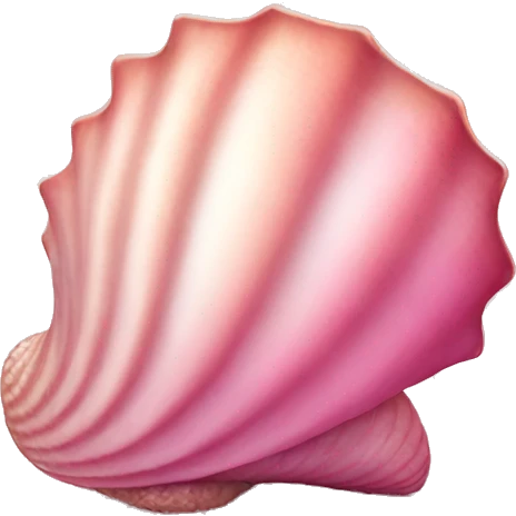 pink seashell  emoji